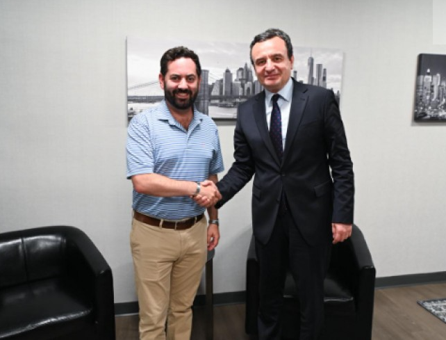 Kurti pranon letër nga kongresisti amerikan Michael Lawler, mbështetje e fortë për Kosovën