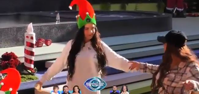 Situatë komike në Big Brother VIP: Alba dhe Fjolla shkëmbejnë kunja përmes rep-it