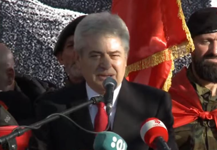 Ali Ahmeti në Shkup: Falënderim SHBA-së, BE-së dhe NATO-s për mbështetjen ndaj UÇK-së