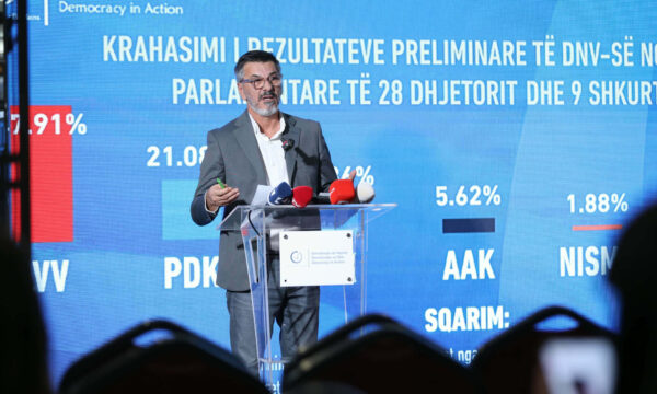 DnV i publikon rezultatet preliminare