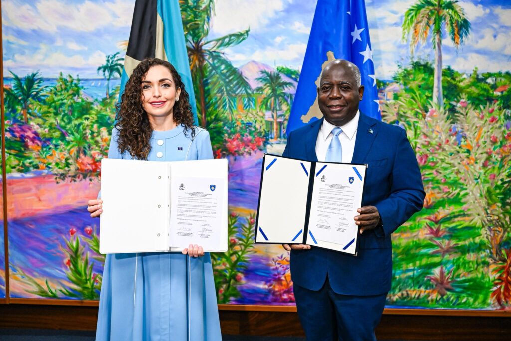 Presidentja e Kosovës, Vjosa Osmani, ka njoftuar se shteti i Bahamas e ka njohur pavarësinë e Kosovës.
