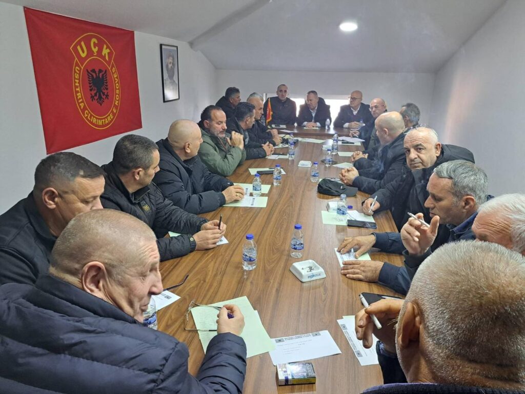 OVL e UÇK-së diskuton për protestën e 13 dhjetorit në Shkup