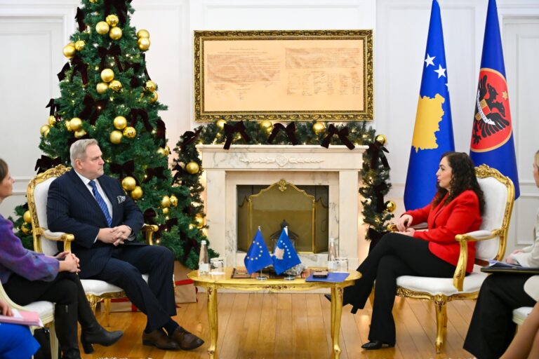 Osmani priti në takim Raportuesin e Parlamentit Evropian për Kosovën Riho Terras