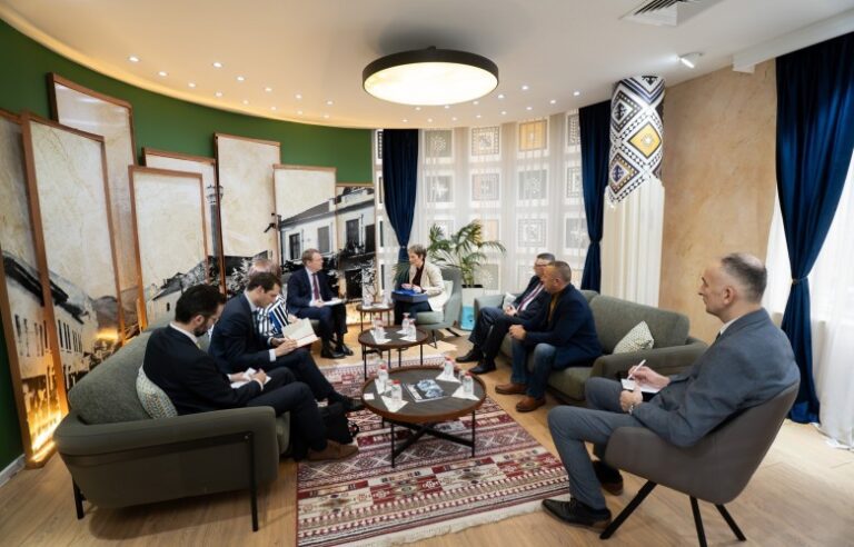 Sinani, diskuton gjendjen e shqiptarëve në Luginën e Preshevës me OSBE-në