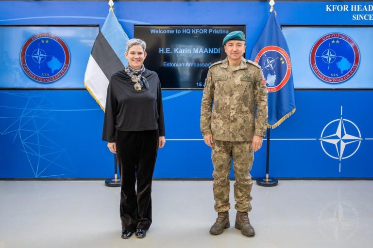 Gjeneralmajori Ulutaşh priti ambasadoren e Estonisë në KFOR