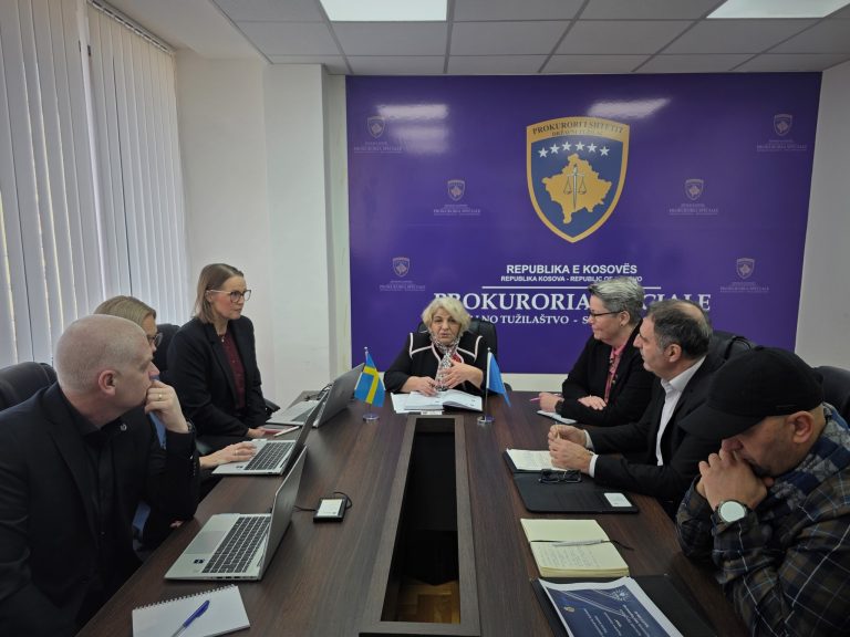 Avancohet bashkëpunimi ndërinstitucional mes Prokurorisë Speciale dhe Prokurorisë së Suedisë