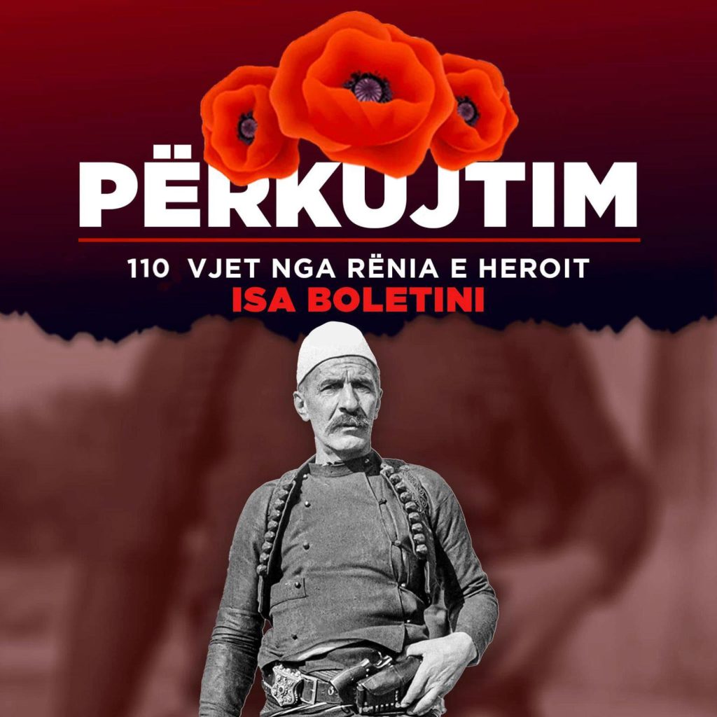 PDK përkujton 110-vjetorin e rënies së Isa Boletinit