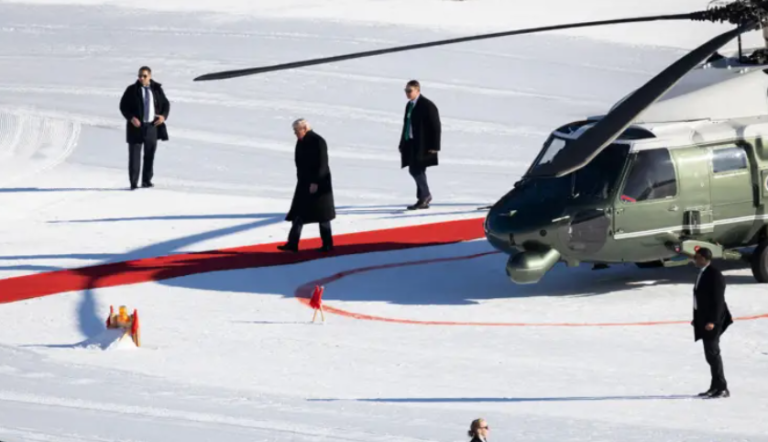 Trump mbërrin në Davos për Forumin Ekonomik Botëror