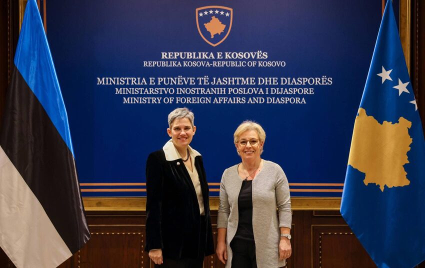Ministrja Gërvalla takohet me Ambasadoren e re të Estonisë, Karin Anna Maandi