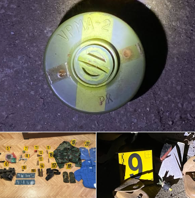 Si rezultat i bashkëpunimit me qytetarët, Policia në veri realizoi aksion ku u gjetën sërish armë, municion dhe mjete të tjera ilegale