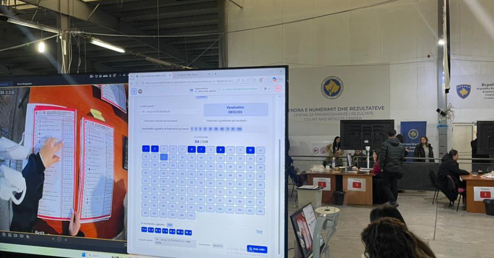 Rinumërimi i KQZ-së: VV kryeson me 46.19%, PDK e dyta