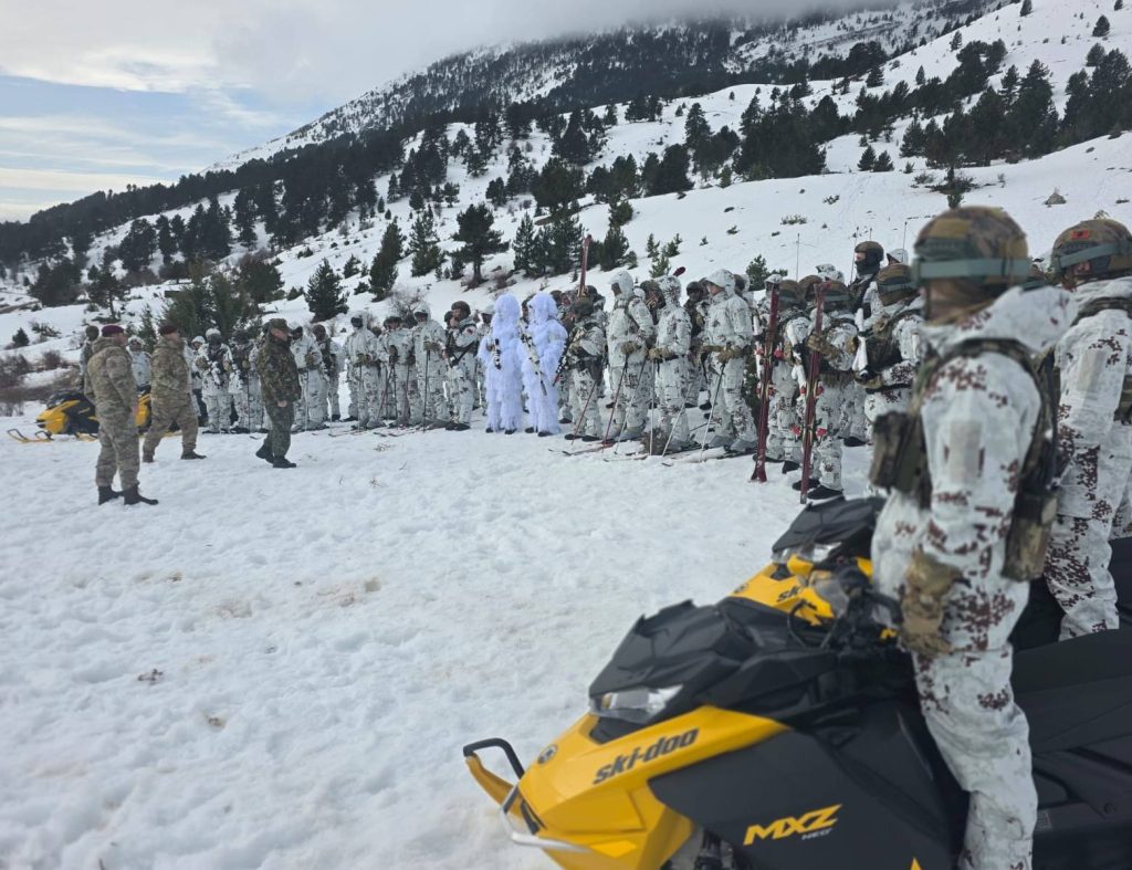 Batalioni i Forcave Speciale të Shqipërisë zhvillon stërvitjen dimërore “Shigjeta Ilire-26” në kushte ekstreme