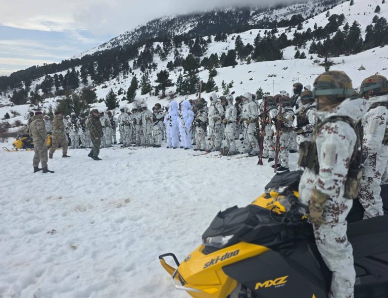 Batalioni i Forcave Speciale të Shqipërisë zhvillon stërvitjen dimërore “Shigjeta Ilire-26” në kushte ekstreme