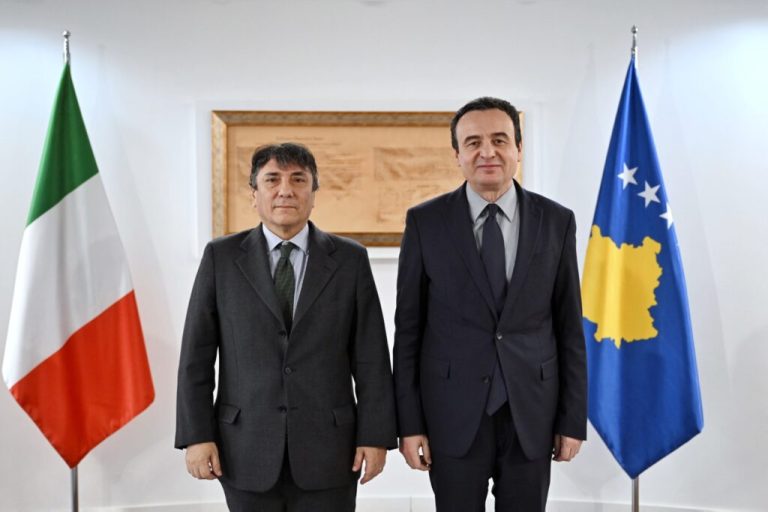 Kryeministri Kurti takoi Ambasadorin e Republikës së Italisë në Kosovë, Maurizio Antonini