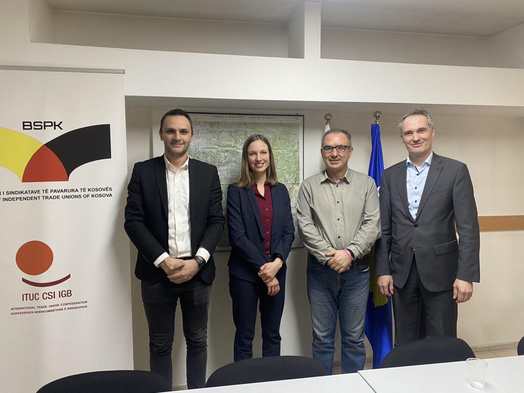 Hykolli takon delegacionin gjerman, theksohet rëndësia e dialogut social