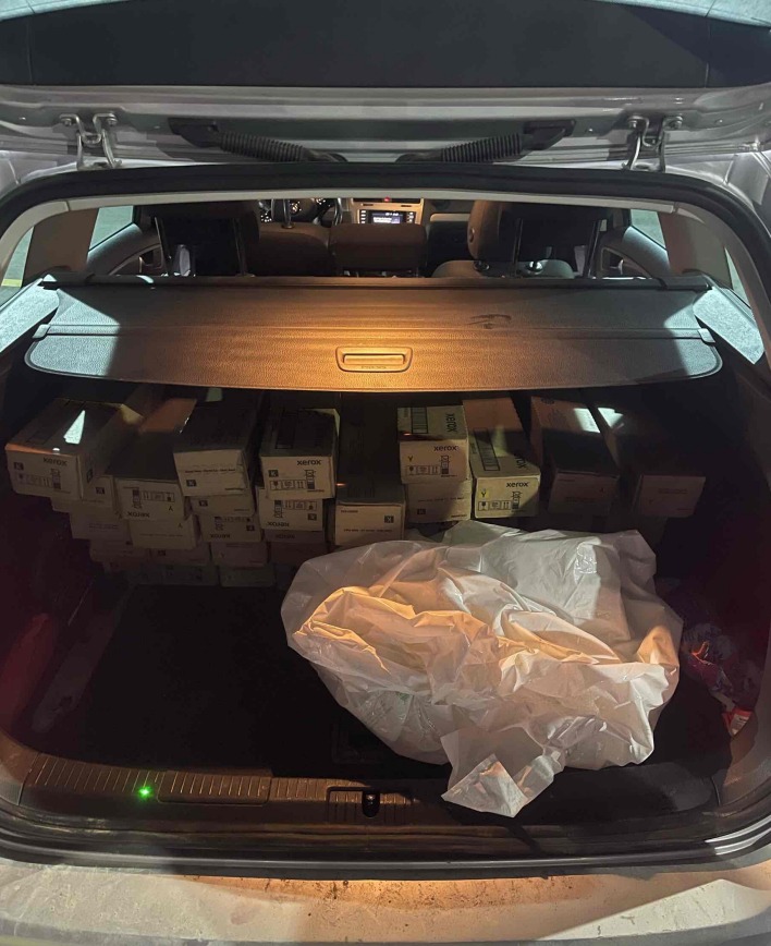 Dogana zbulon 40 tonerë të padeklaruar gjatë kontrollit në Vërmicë