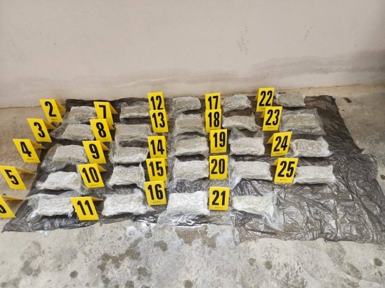 Policia e Kosovës sekuestron rreth 7 kg marihuanë dhe arreston një person të dyshuar