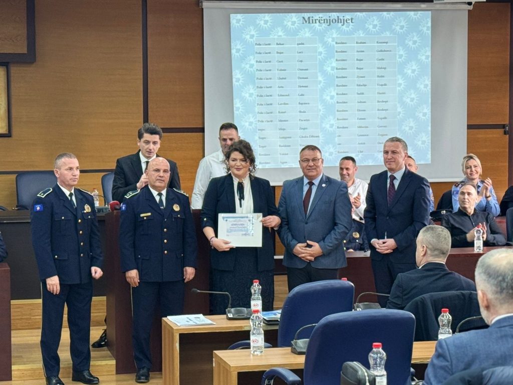 AGK-ja nderohet me mirënjohje nga Policia e Kosovës