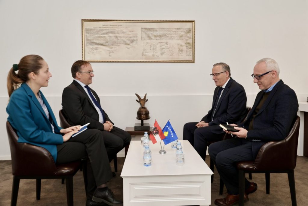 Hamza takon Ambasadorin e Austrisë dhe falënderon për mbështetjen ndaj Kosovës