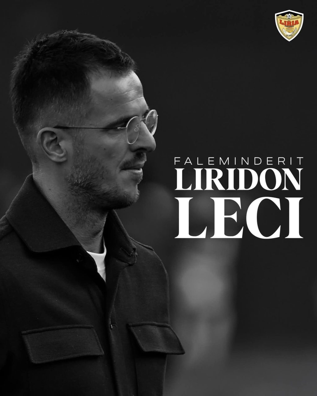 FC Liria zyrtarizon largimin e trajnerit Liridon Leci