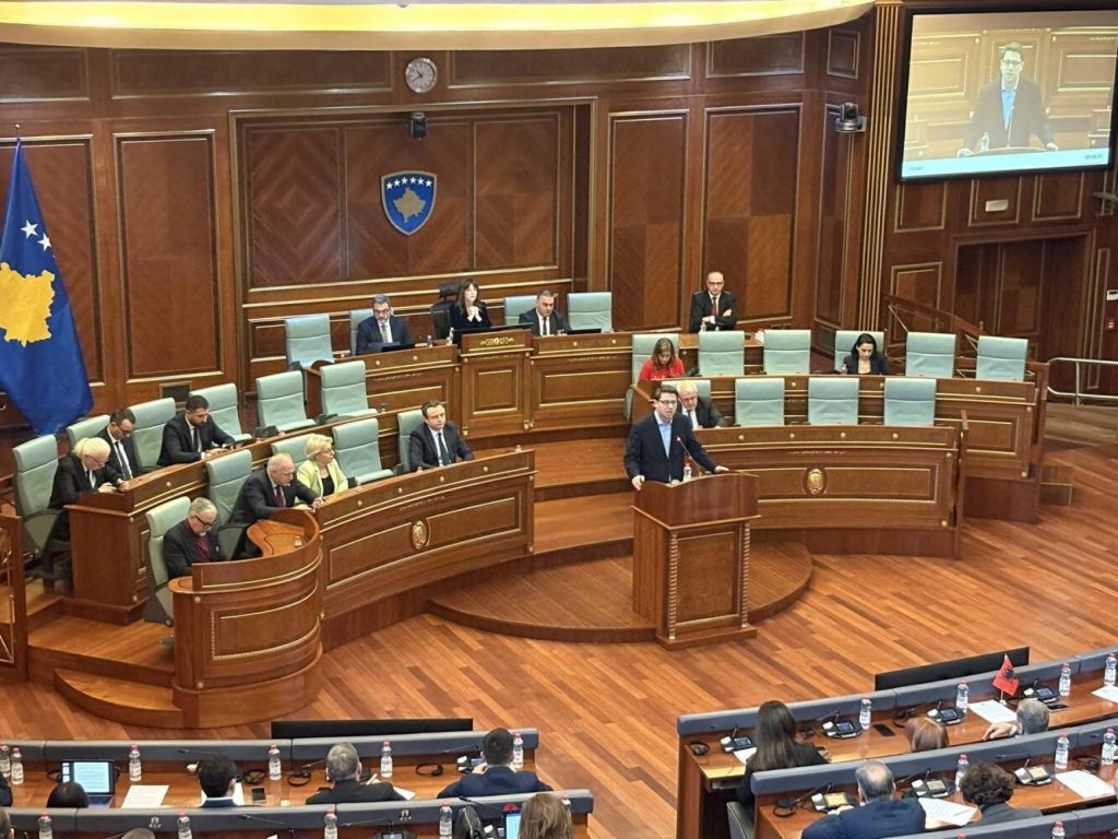 Hekuran Murati prezanton projektligjin e buxhetit 2026 para Kuvendit