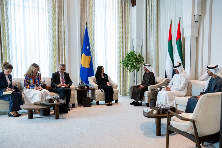 Osmani: Partneritet i fortë dhe mbështetje e vazhdueshme nga Emiratet e Bashkuara Arabe