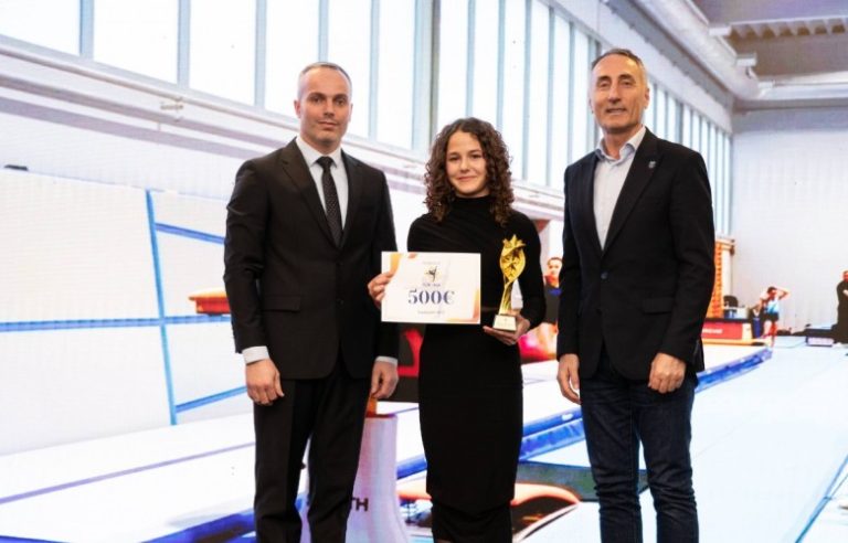 Sara Pllana shpallet Sportistja e Vitit 2025 nga Federata e Gjimnastikës e Kosovës