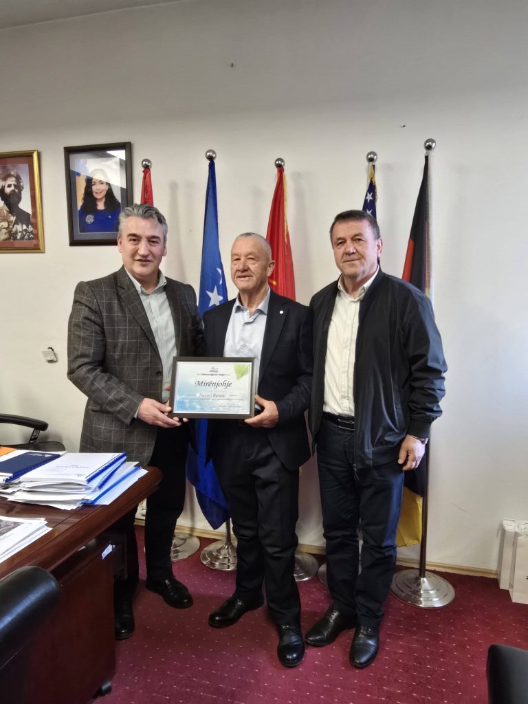 Nazmi Bytyqi i KRU Hidroregjioni Jugor del në pension pas viteve të shërbimit të palodhur