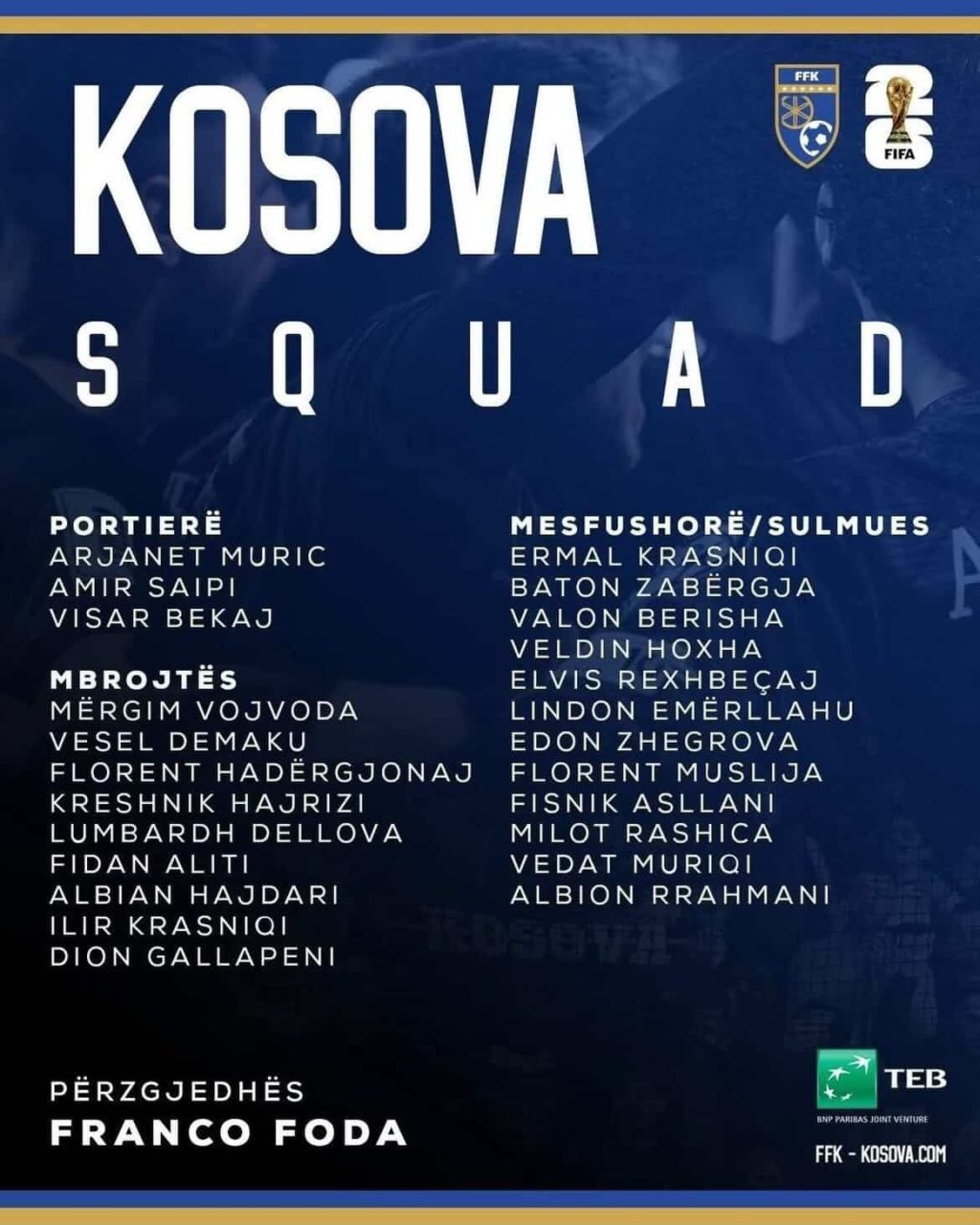 Në mesin e të ftuarve edhe Ermal Krasniqi nga Tërpeza!