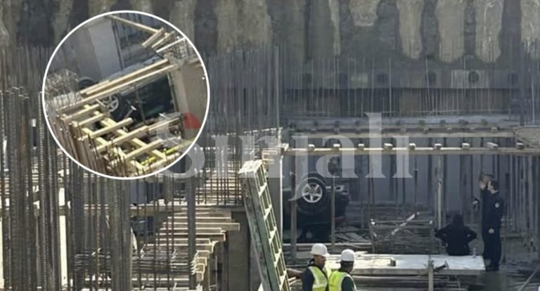Vetura përfundon brenda një objekti në ndërtim në Prishtinë