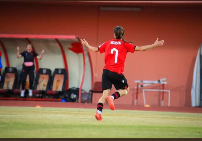 Kombëtarja e vajzave e Shqipërisë humb ndaj Çekisë, Fortesa Berisha shënon golin e vetëm