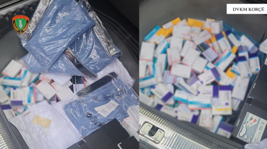 Arrestohet 54-vjeçari në Kapshticë, dyshohet për kontrabandë medikamentesh dhe veshjesh nga Greqia