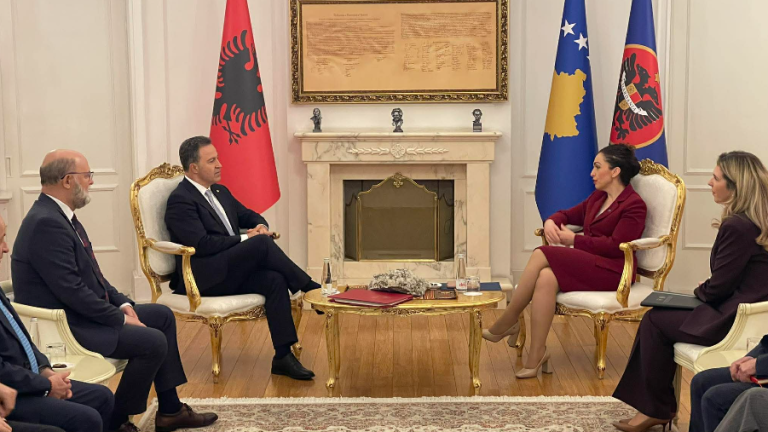 Niko Peleshi në Kosovë, zhvillon takime me krerët e institucioneve