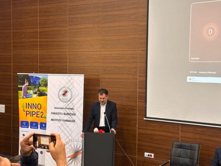 Lansohet Instituti i Farmacisë në UP, Çeku: Lidhje mes arsimit, kërkimit dhe tregut të punës
