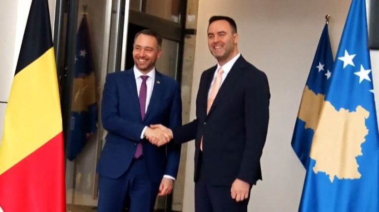 Konjufca pret ministrin e Jashtëm të Belgjikës, Maxime Prévot