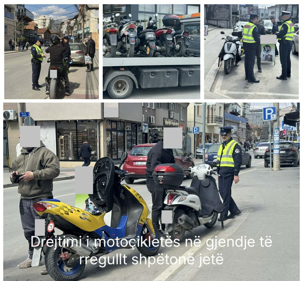 Rritja e sigurisë rrugore: Kontrolle të përforcuara në Gjilan ndaj motoçikletave dhe mjeteve të tjera
