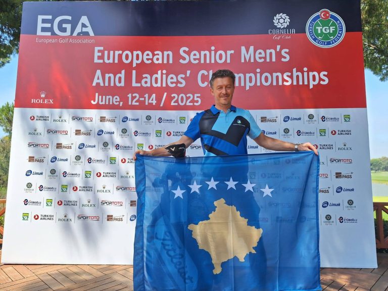 Azer Bislimaj përfaqëson Kosovën në Kampionatin Evropian të Golfit në Qipro