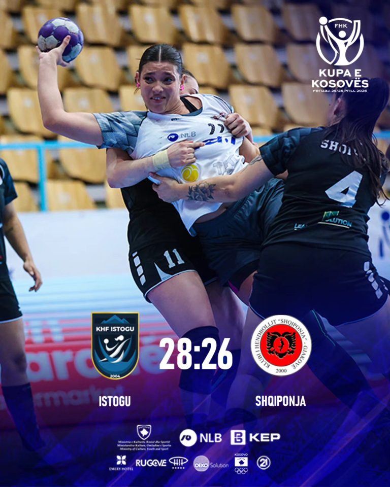 Istogu kualifikohet në finalen e Kupës së Kosovës në hendboll për femra