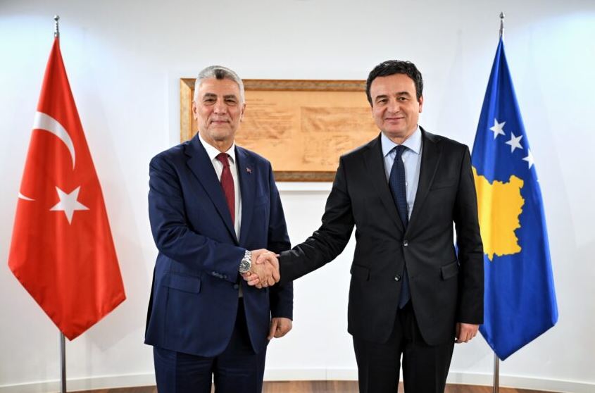 Kurti pret ministrin turk të Tregtisë, diskutohet zgjerimi i bashkëpunimit ekonomik