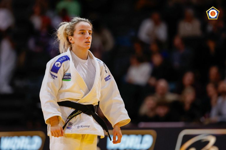 Distria Krasniqi në gjysmëfinale të Kampionatit Evropian 2026