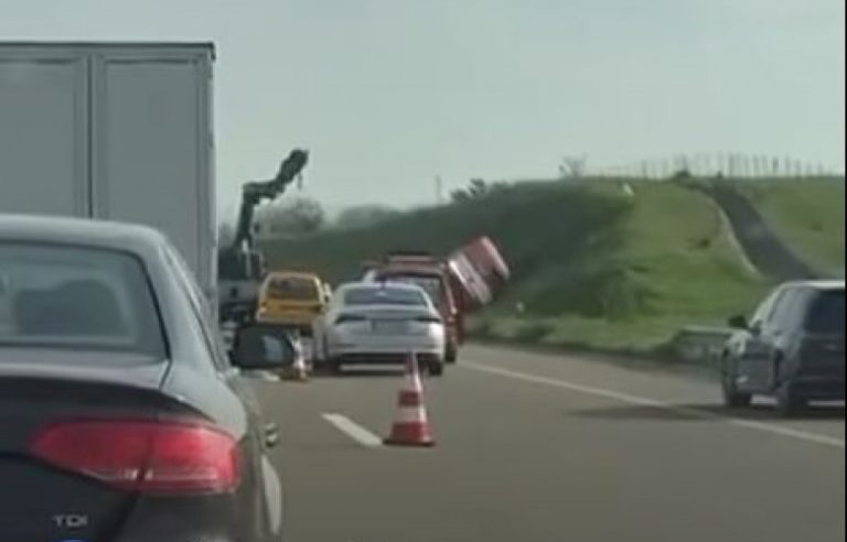 Përmbyset cisterna në autostradën “Ibrahim Rugova”