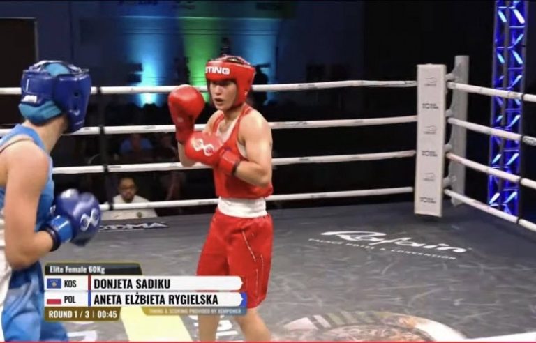 Donjeta Sadiku ndalet pa medalje në Kupën Botërore të boksit