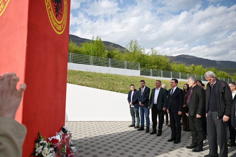 Kurti përkujton Dëshmorët e Istogut dhe betejën e Brigadës 133 “Adrian Krasniqi”