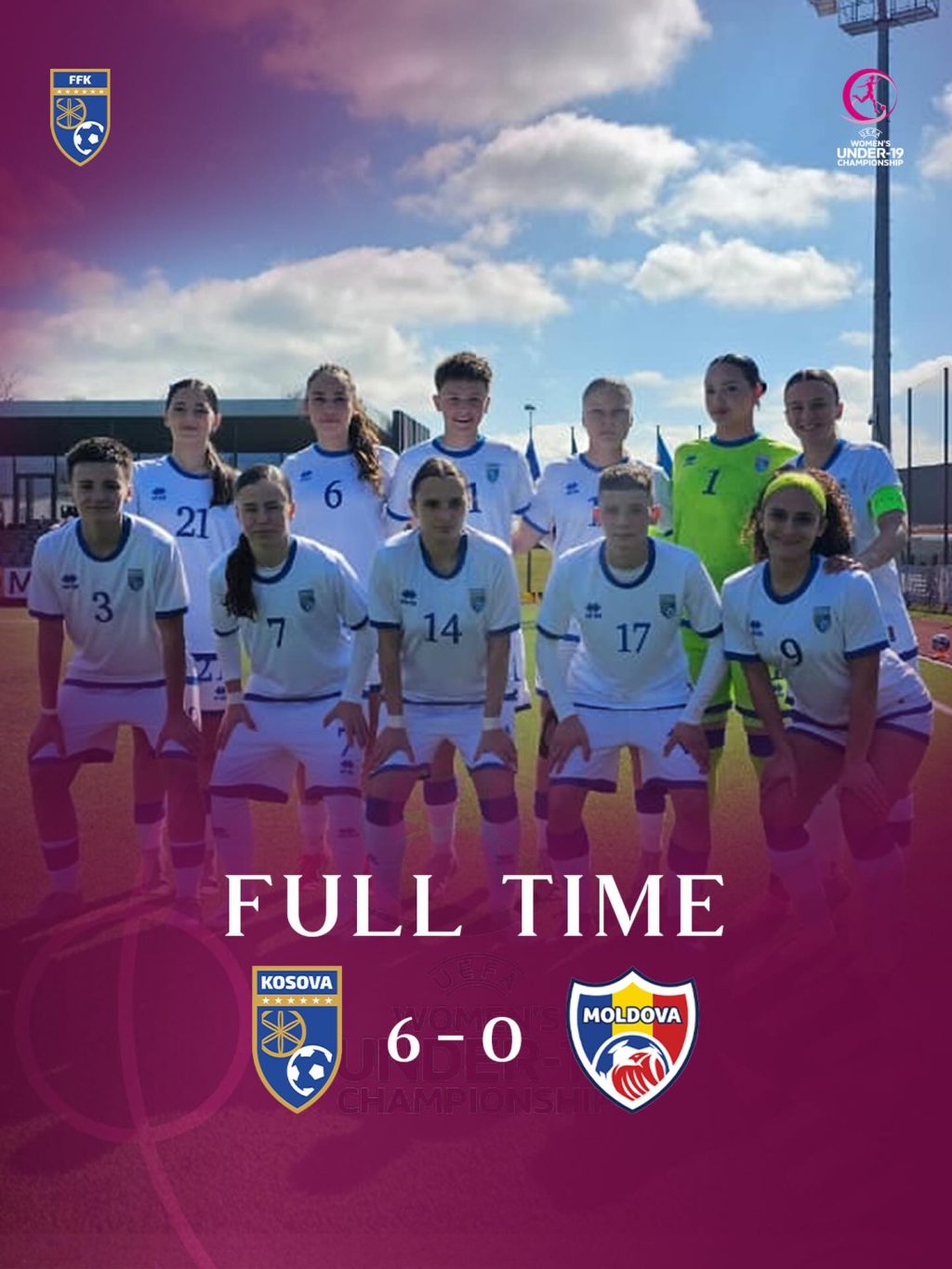 Kosova U19 (V) e nis me spektakël – mposht Moldavinë 6:0