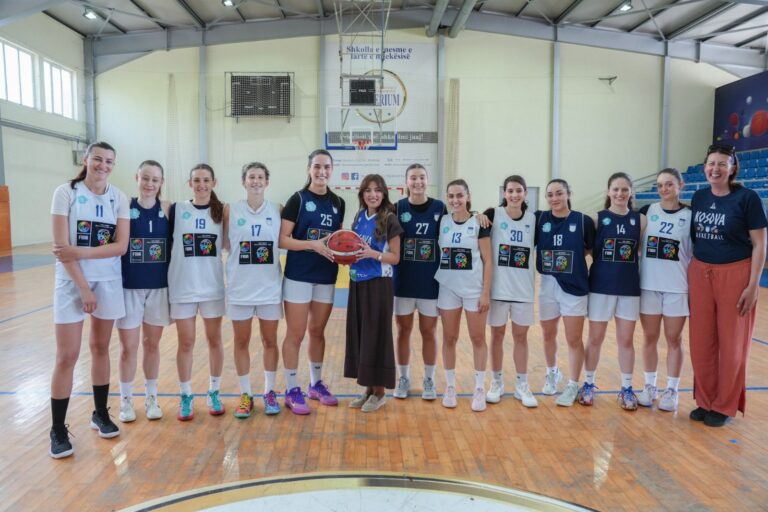 Haxhiu: Mbështetje për vajzat e Kosovës në basketboll para Evropianit