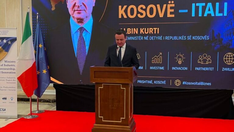 Kurti: Kosova e hapur për investime dhe partneritete ekonomike me Italinë