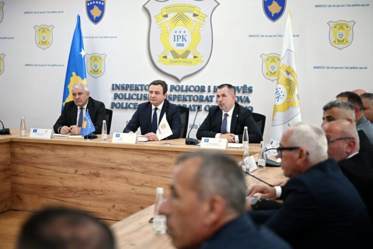 Kurti: Një IPK e fortë, garanton polici më të pastër