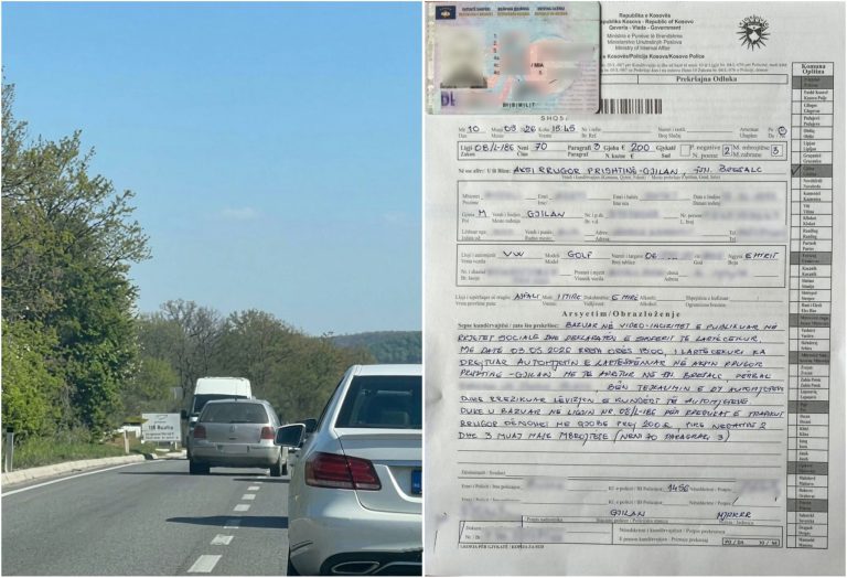 Identifikohet dhe gjobitet shoferi për tejkalim të rrezikshëm në Gjilan
