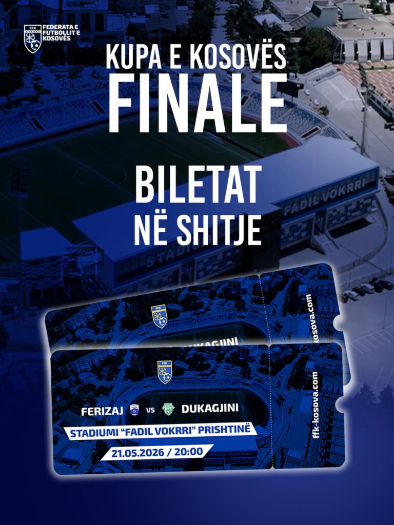 Dalin në shitje biletat për finalen e Kupës së Kosovës Ferizaj – Dukagjini