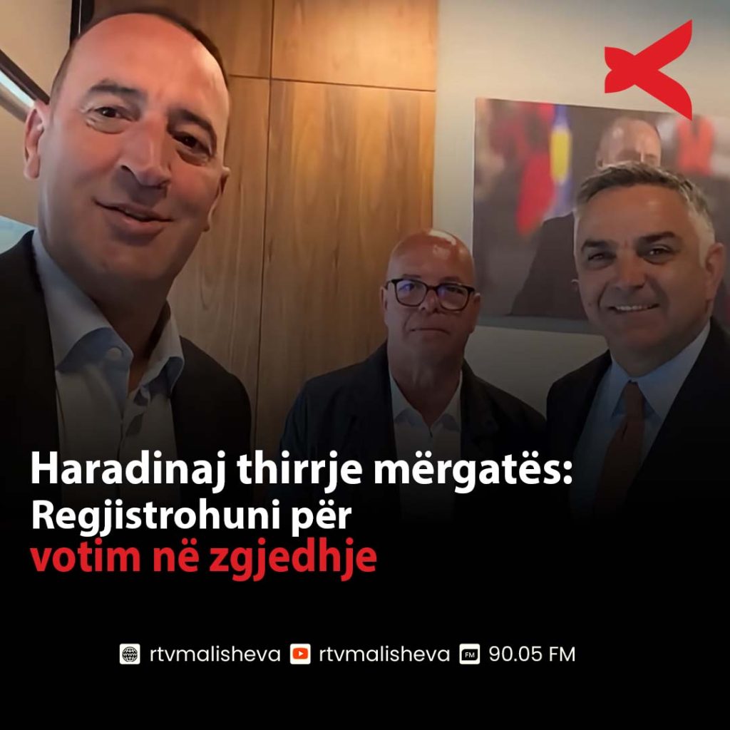 Daut Haradinaj thirrje mërgatës: Regjistrohuni për votim në zgjedhje
